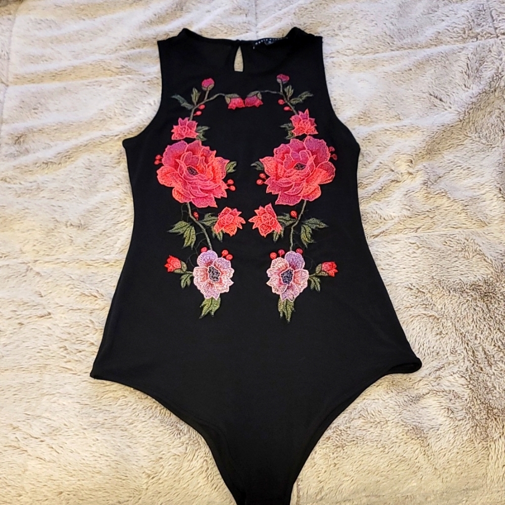 Mesh Rose Bodysuit